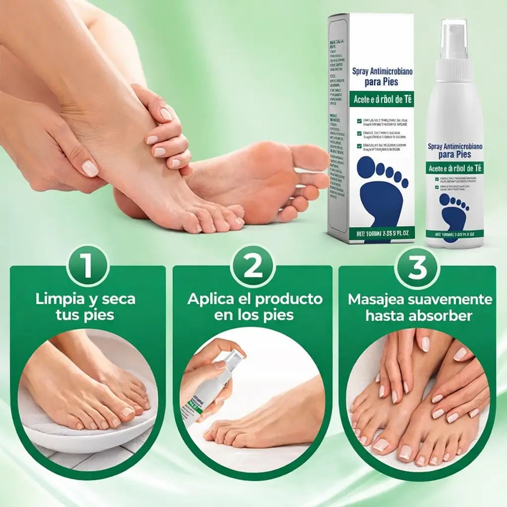 Foot Sanitizer Spray 100 ML: La solución profesional para pies frescos, secos y libres de bacterias.