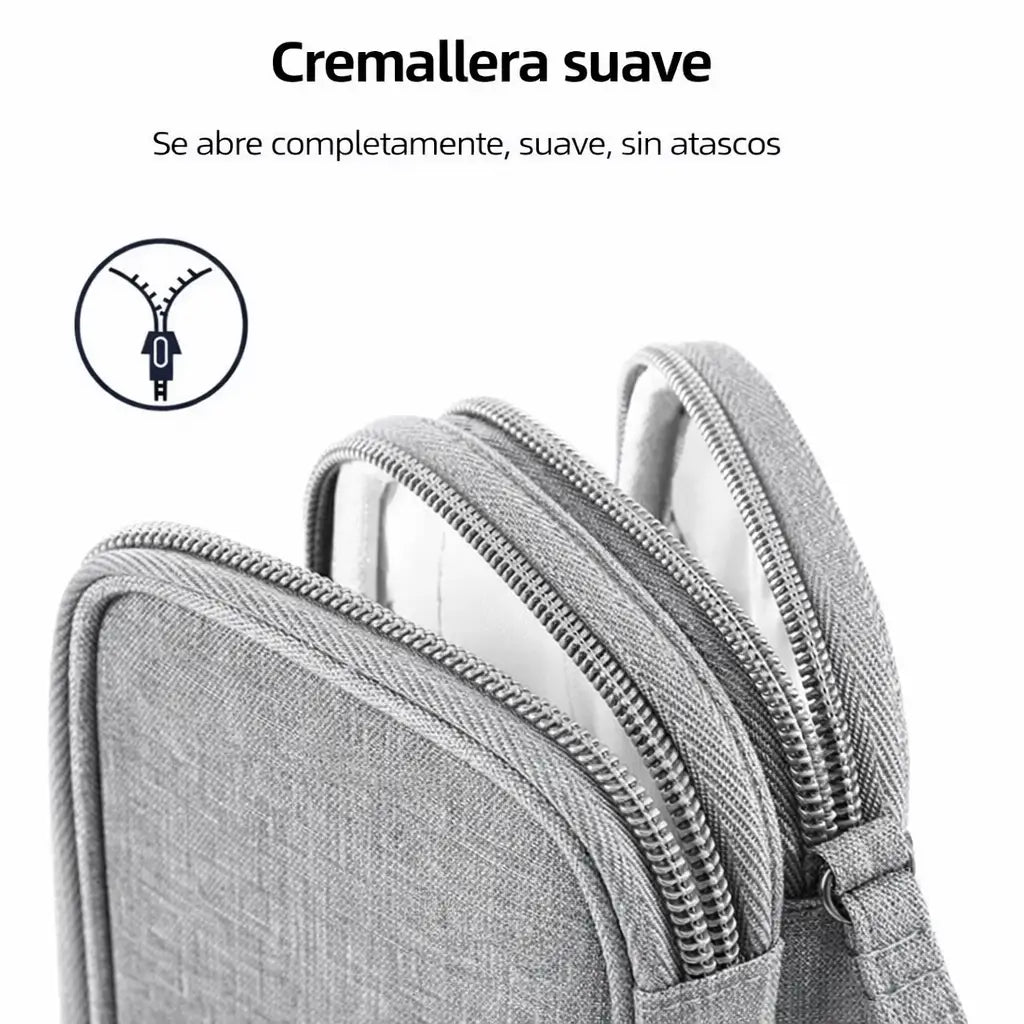 Organizador de Cables - elimina el desorden en tu mochila para siempre