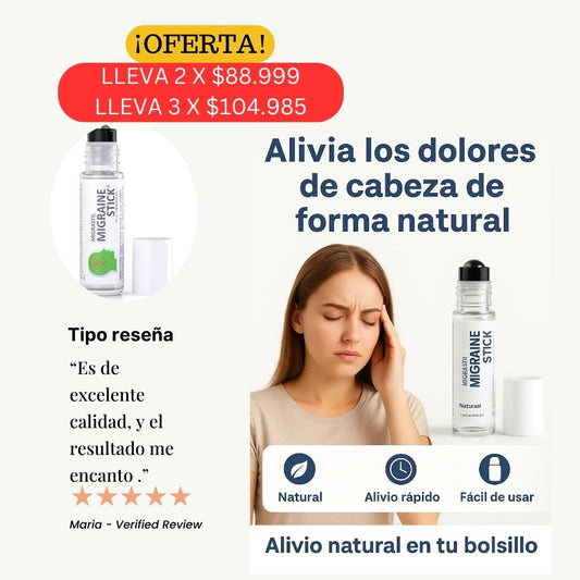 Migrastil Migraine Stick Roll-On: Alivio refrescante y natural