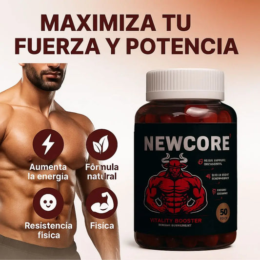 🔥 NewCore 30 Gomitas– Energía, confianza y firmeza natural en una sola gomita