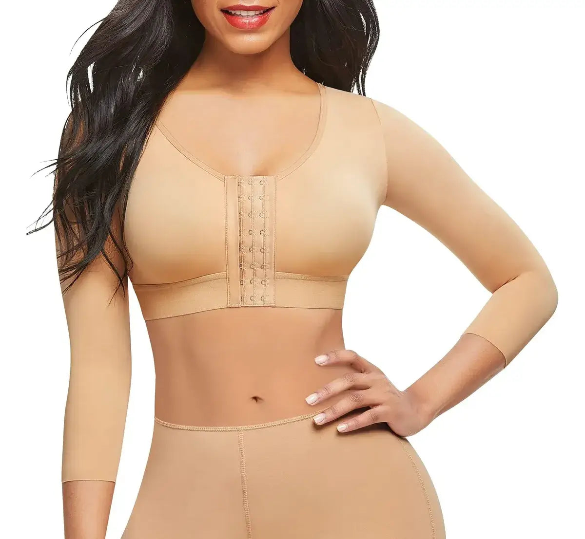 Brasier Corrector Manga Larga - Moldea Brazos, Levanta Busto y Corrige Postura