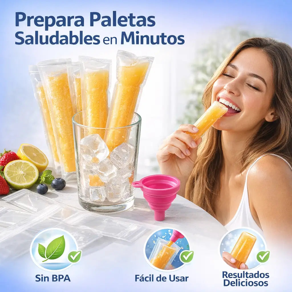 IcePop Molds™ — Haz Paletas Caseras Saludables En Minutos Sin Ensuciar Nada