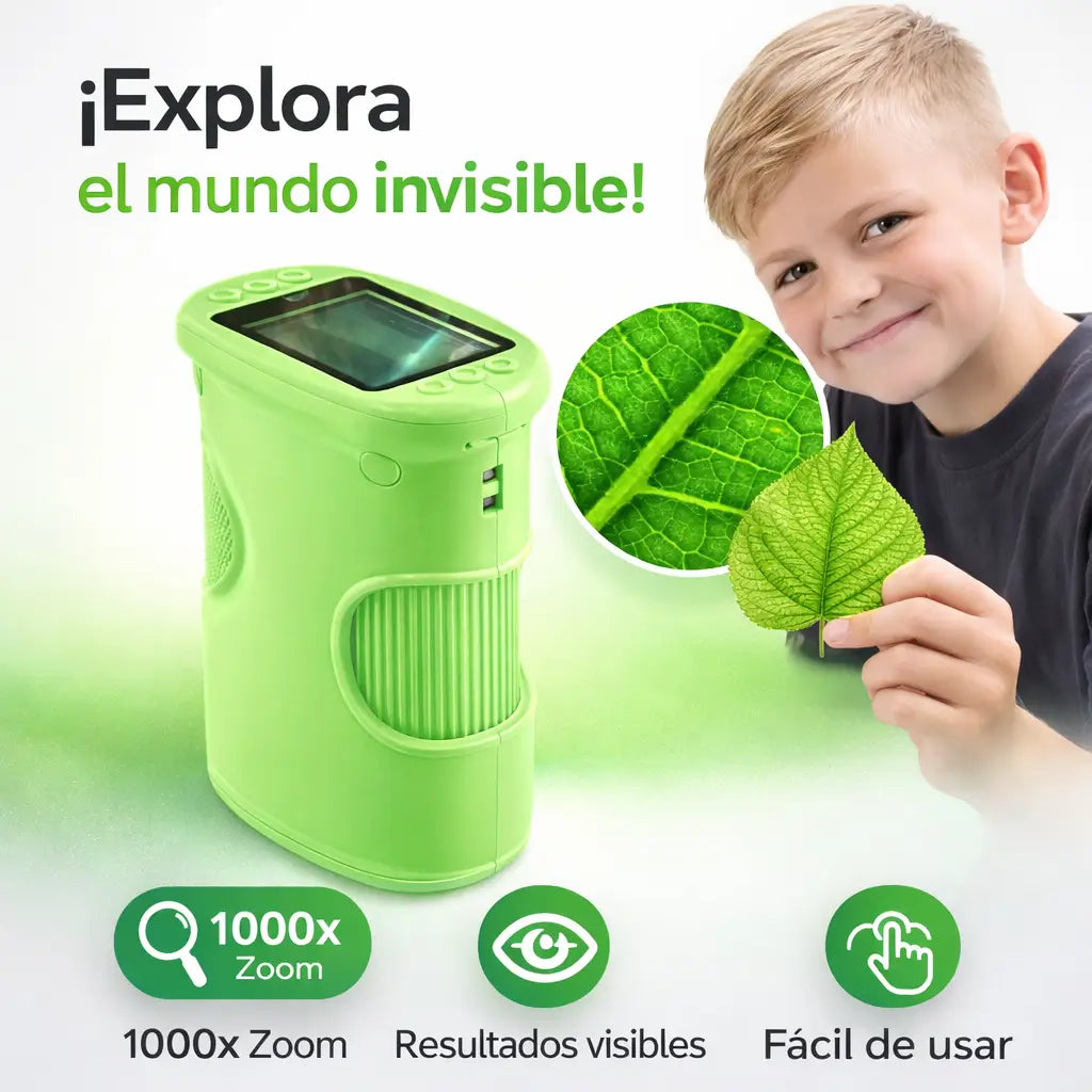 ¿Harto de que tu hijo viva pegado al celular? Despierta su curiosidad científica hoy mismo.