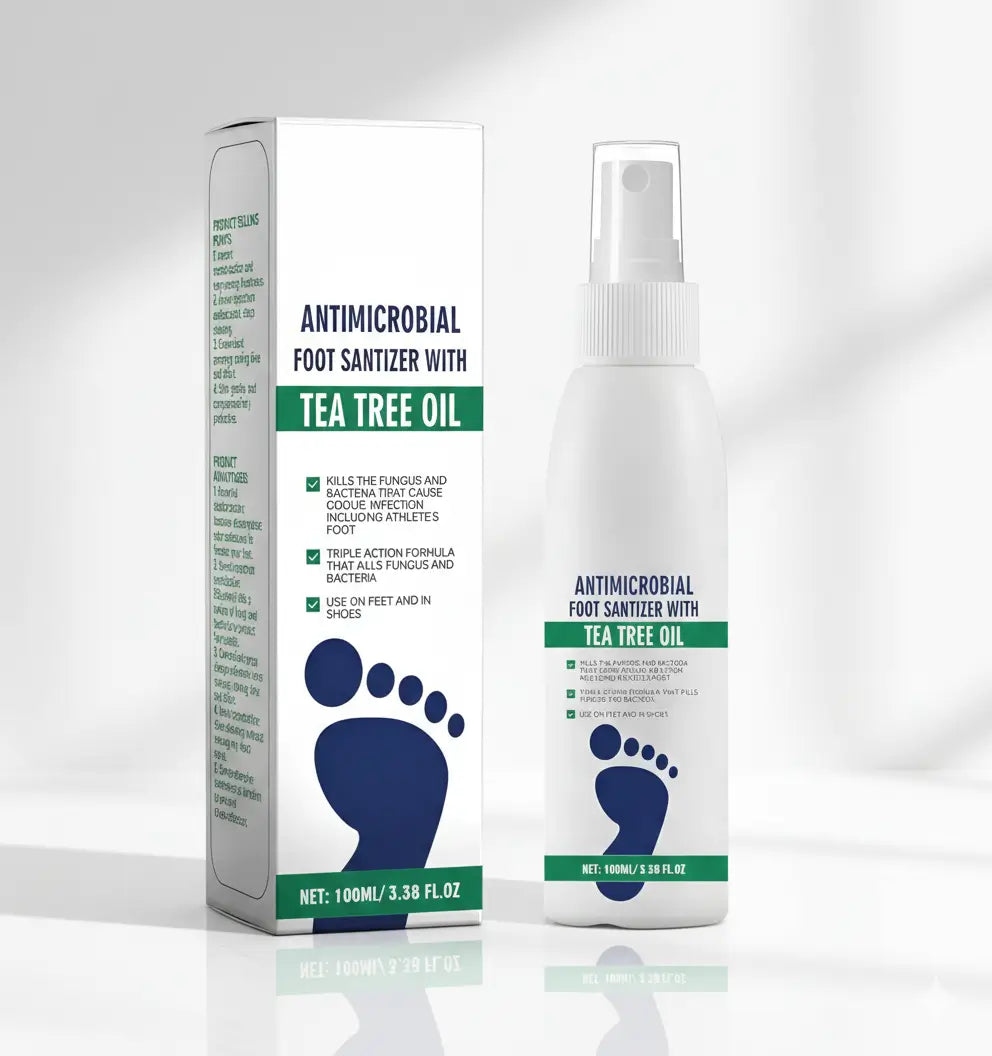 Foot Sanitizer Spray 100 ML: La solución profesional para pies frescos, secos y libres de bacterias.