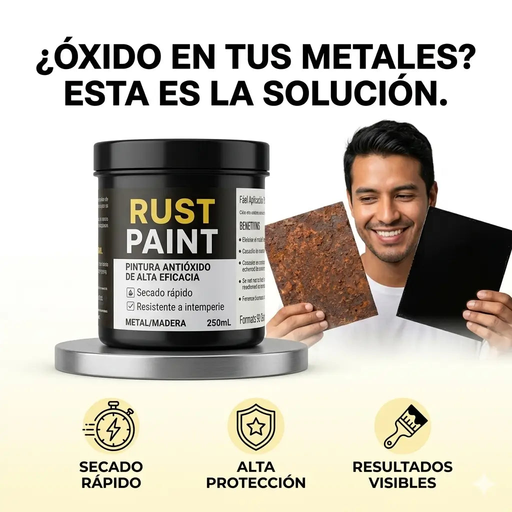 Rust Paint-Restaure y proteja sus metales para siempre