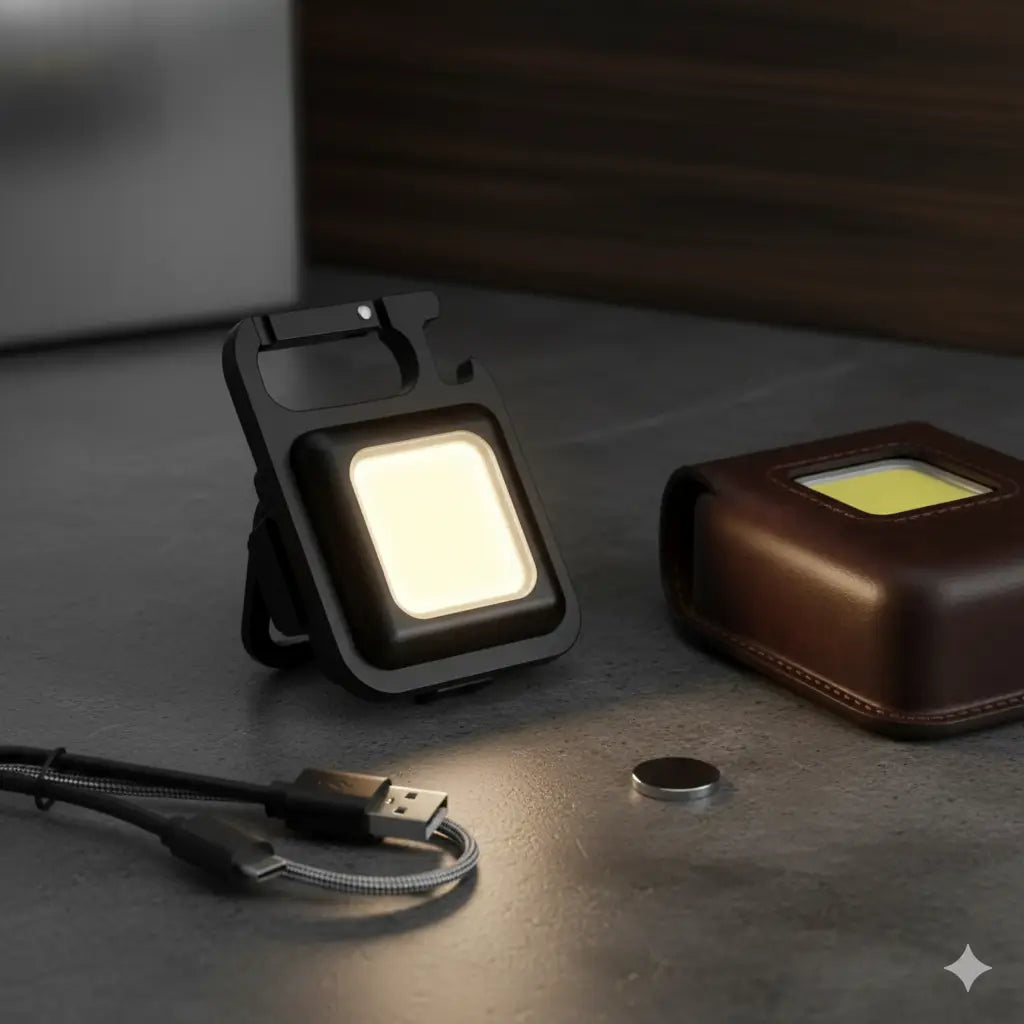 Mini Linterna Llavero recargable