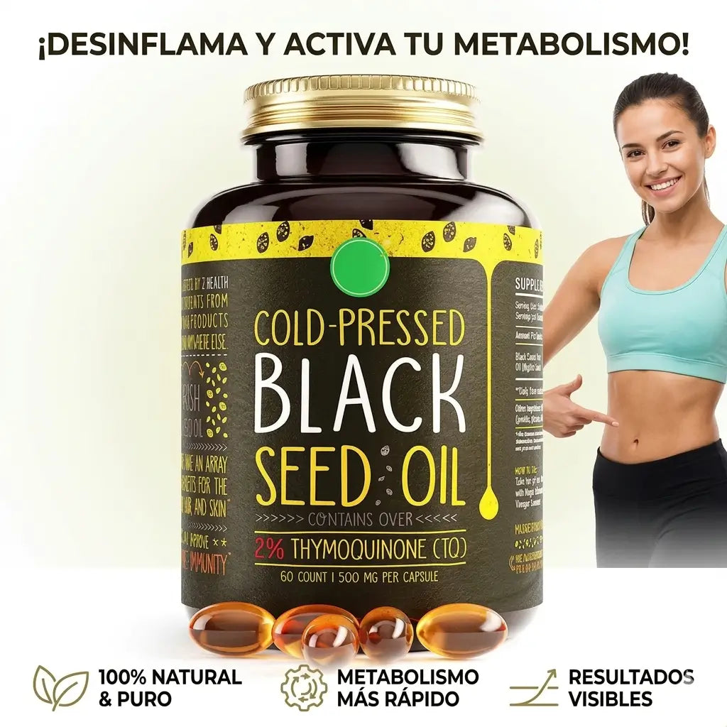 Black Seed Oil: El "Oro de los Faraones" para la pérdida de peso.