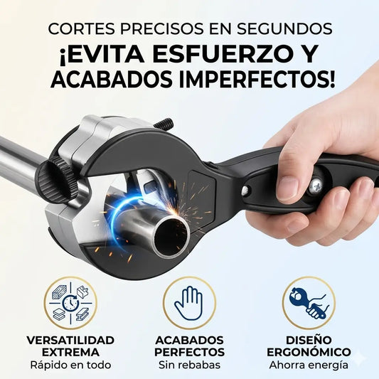 Cortador de Tubos Premium - Corte Profesional con Una Sola Mano