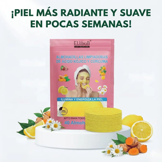 40 almohadillas de ácido kójico para la piel