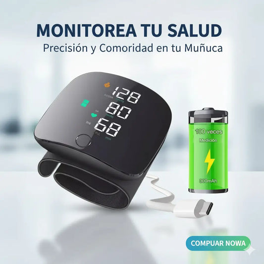 Tensiómetro Digital de Muñeca Con Voz