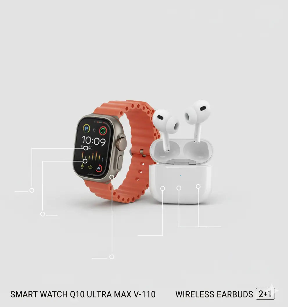 Super COMBO RELOJ + AUDIFONOS