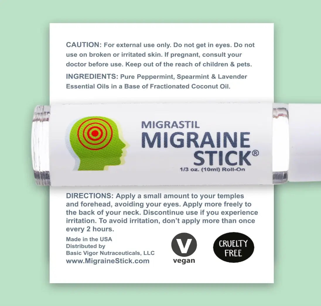 Migrastil Migraine Stick Roll-On: Alivio refrescante y natural