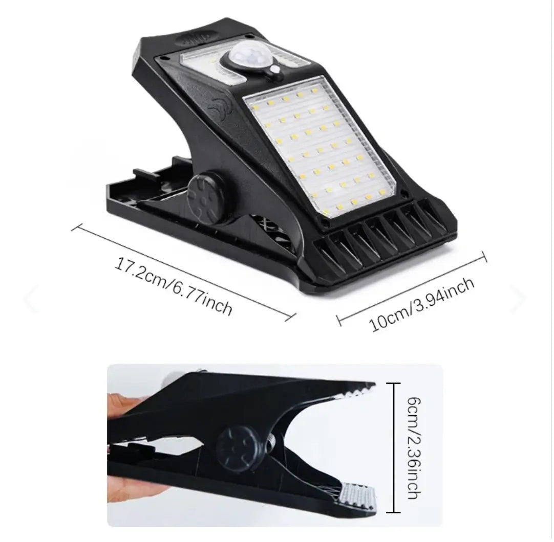 Lampara Solar Clip Portatil