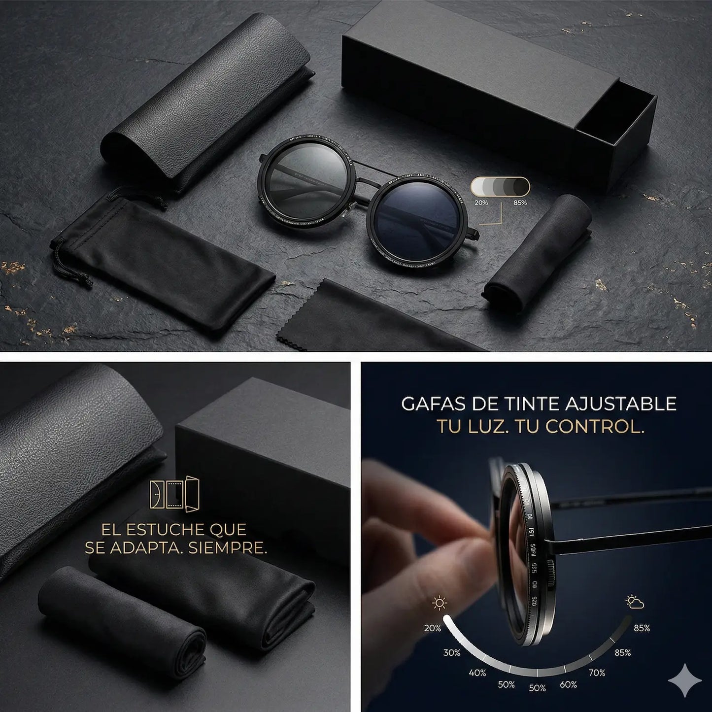 Gafas VisionPro: Toma el control total de tu luz con un solo clic.