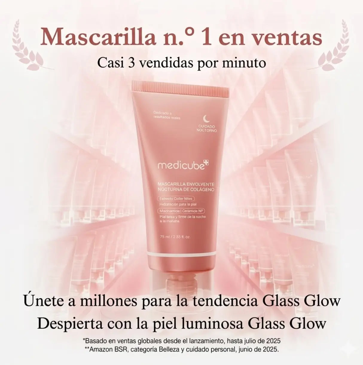 : COLLAGEN NIGHT WRAPPING: El tratamiento de colágeno que sella la juventud en tu piel (Incluye aplicador).