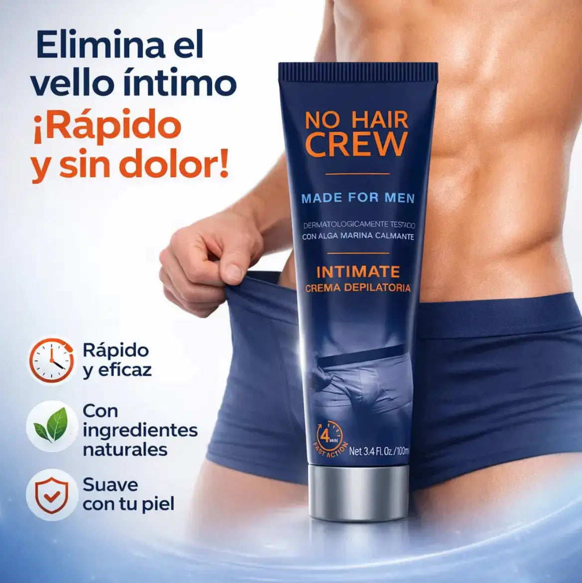 Crema Depiladora: El secreto masculino para una piel impecable