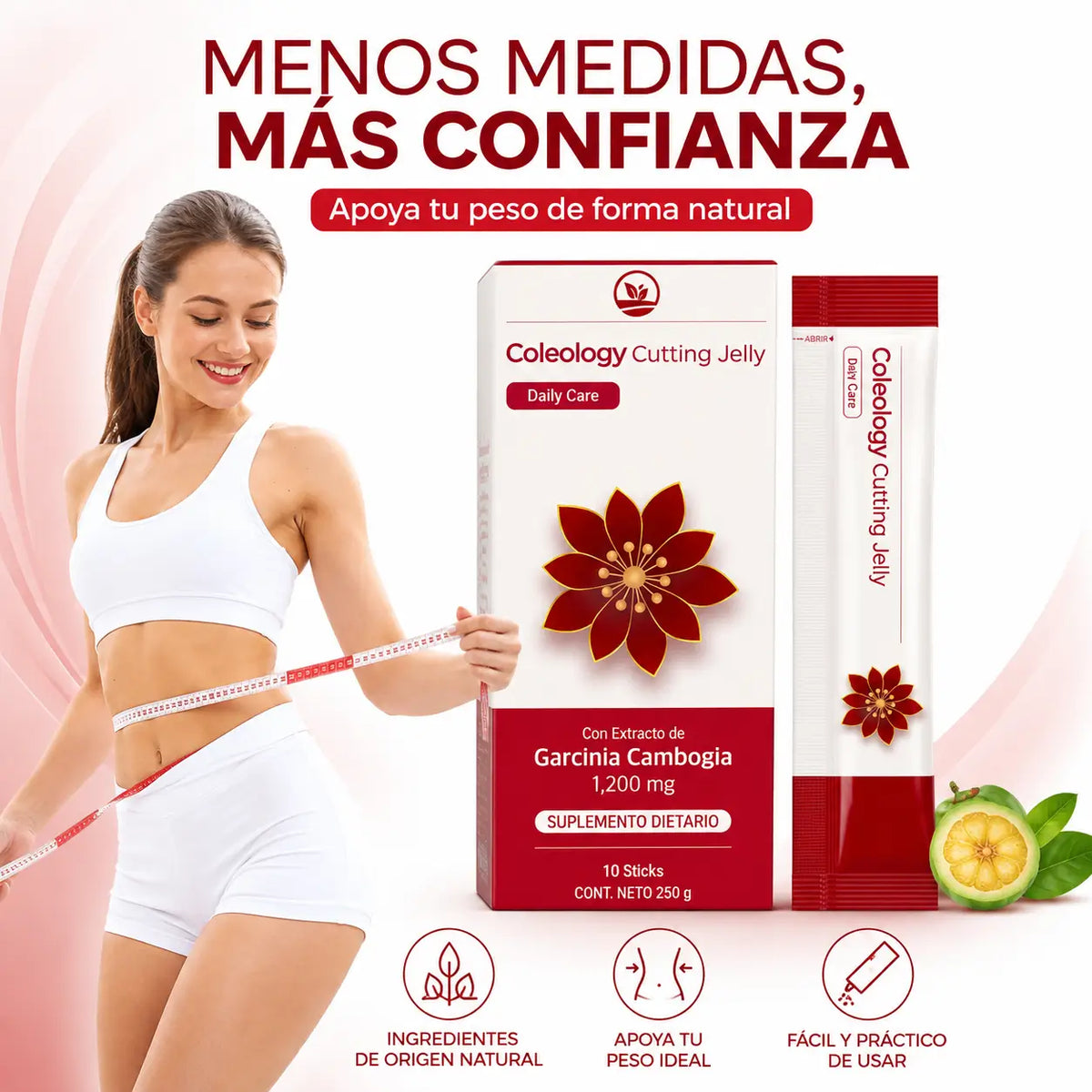 Gelatina Detox Coleology con Garcinia Cambogia y Colágeno x10