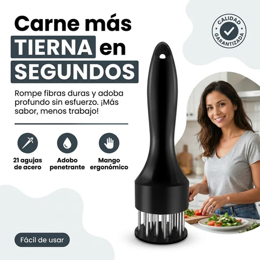 Ablandador de Carne con Agujas de Acero - Mango Ergonómico - 1-hero