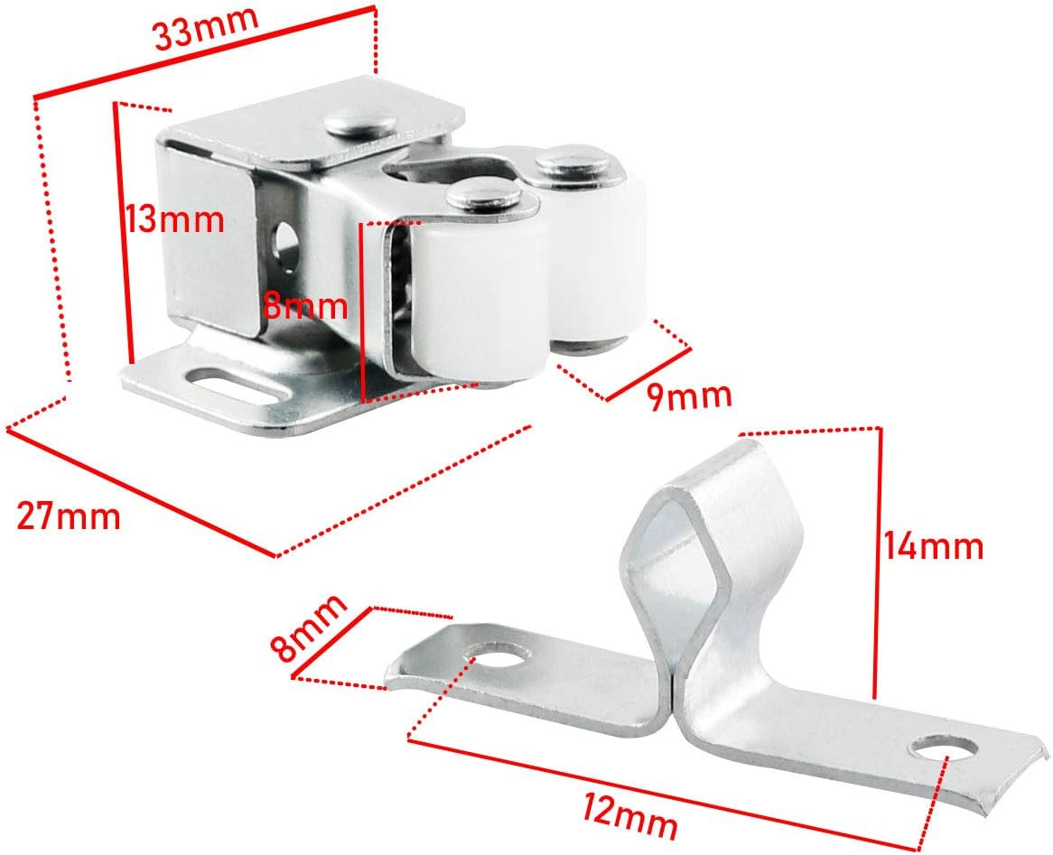 La forma más fácil de hacer que tus armarios cierren bien otra vez - Pack x 10 clips