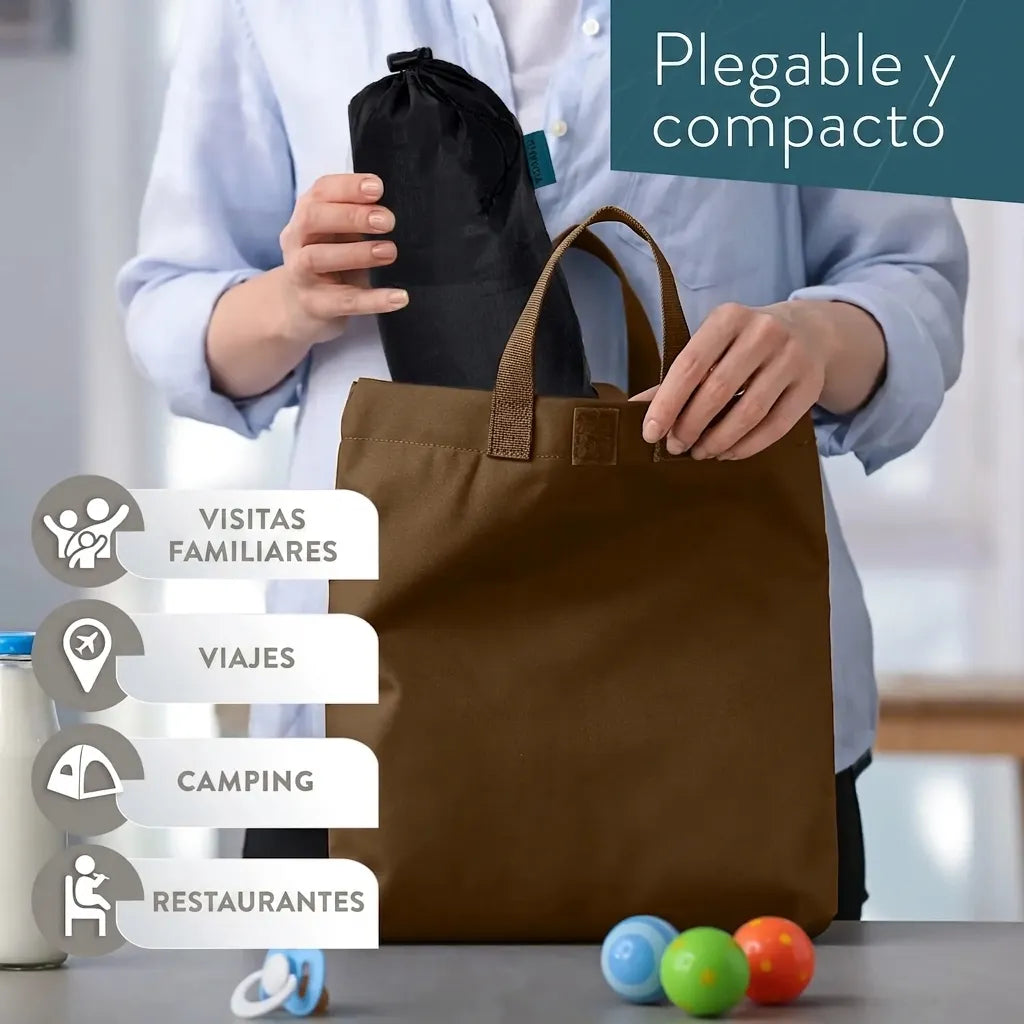 Asiento Portátil para Bebé con Arnés de Seguridad