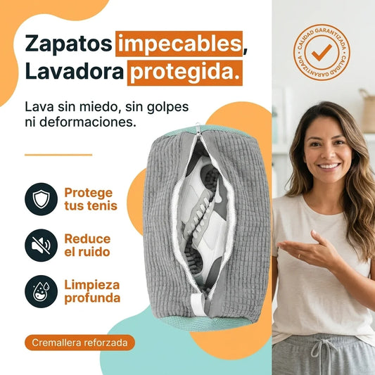 Bolsa Protectora Para Lavar Zapatos en Lavadora - 1-hero