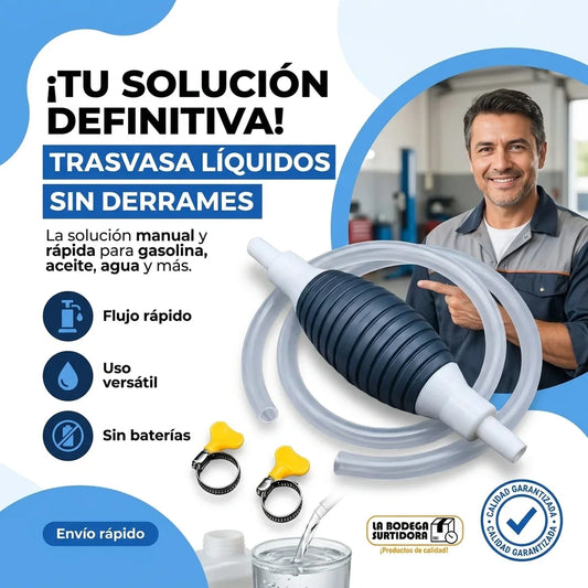 Bomba Manual de Transferencia de Líquidos con Manguera 2 m - 1-hero