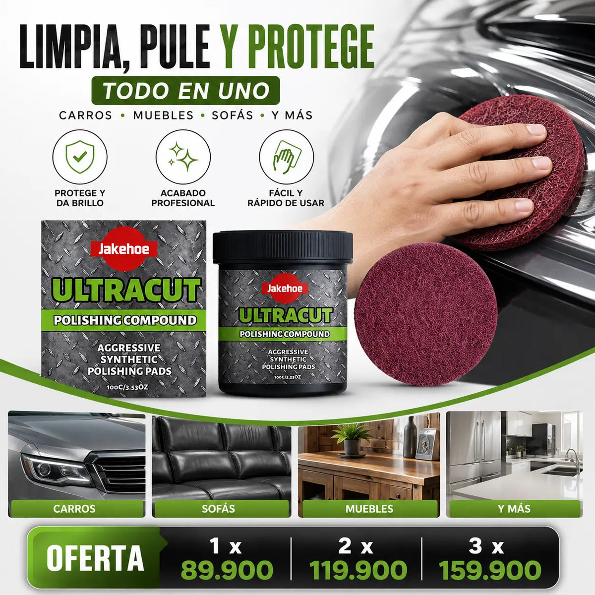 Ultracut Pasta para Pulir y Renovar Superficies