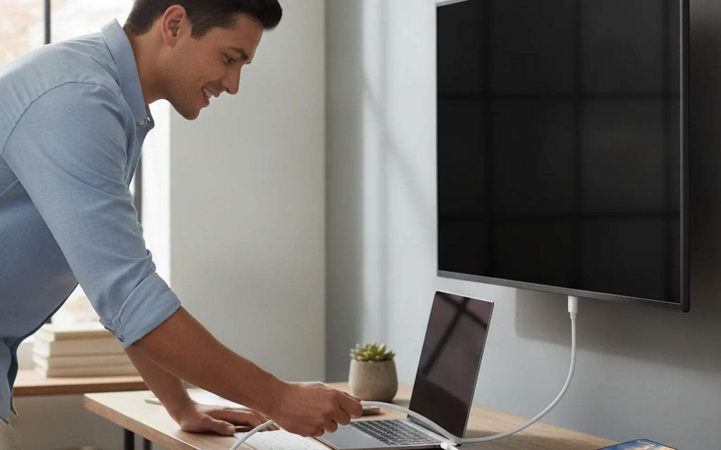 🎮 Cable USB-C a HDMI 4K — Tu Celular y Switch en el TV