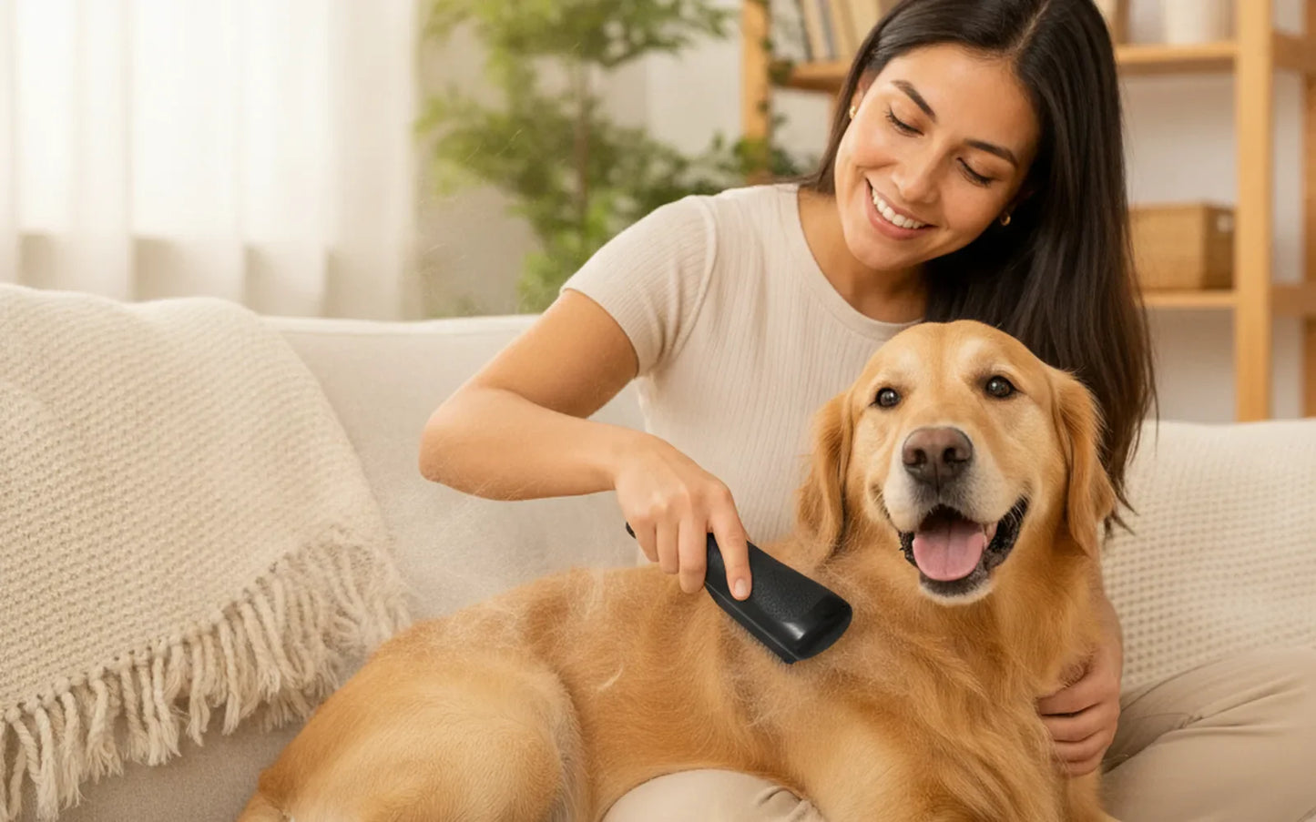 🐾 Cepillo Deslanador para Mascotas — Adiós a los Pelos