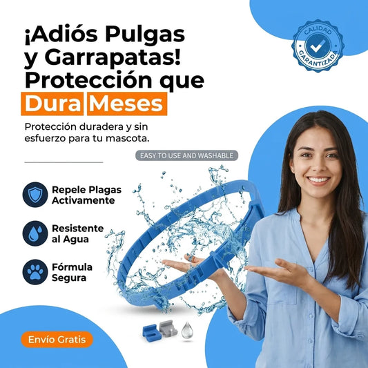 Collar Antipulgas y Garrapatas para Perros y Gatos - 1-hero