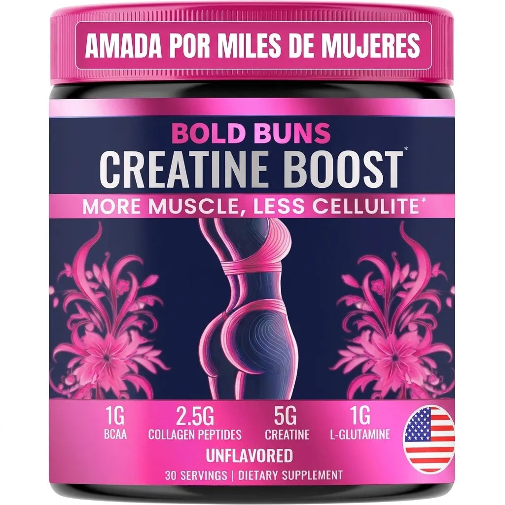 Bold Buns Creatine Boost — Creatina para Mujer x30 Porciones - 1-hero