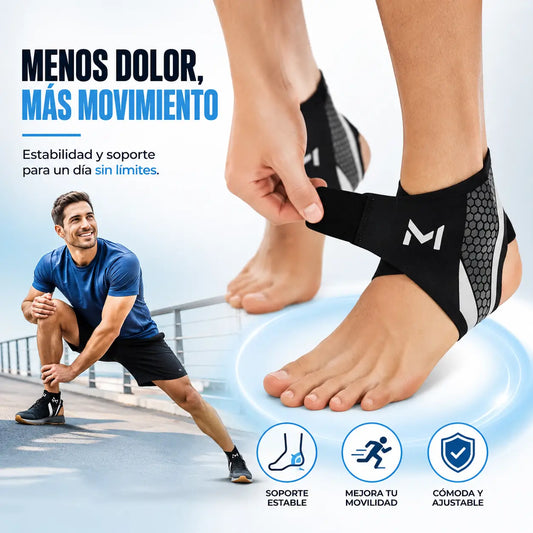 Tobilleras de Compresion Ajustable x2 unidades