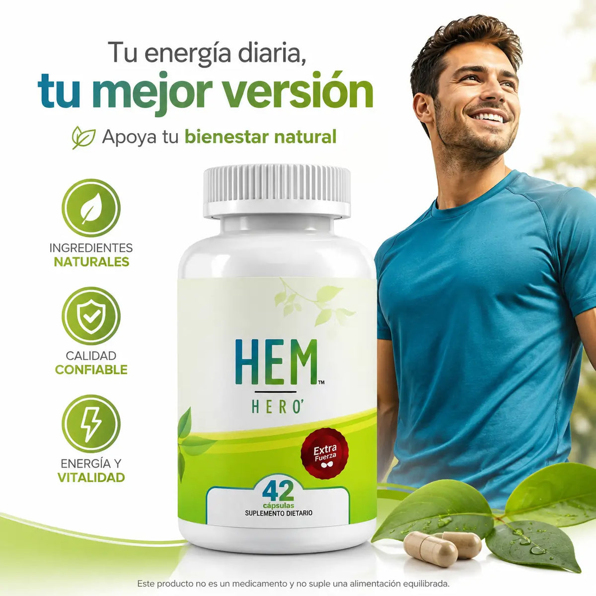 HemoFix Cápsulas 🌿 Bienestar Venoso con Diosmina y Castaño de Indias