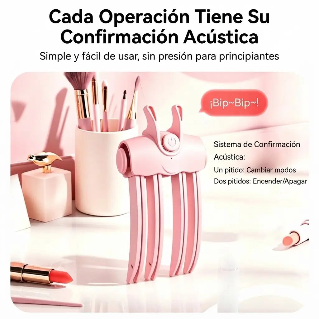 Pinza de Volumen para Cabello con Diseño de Gatito