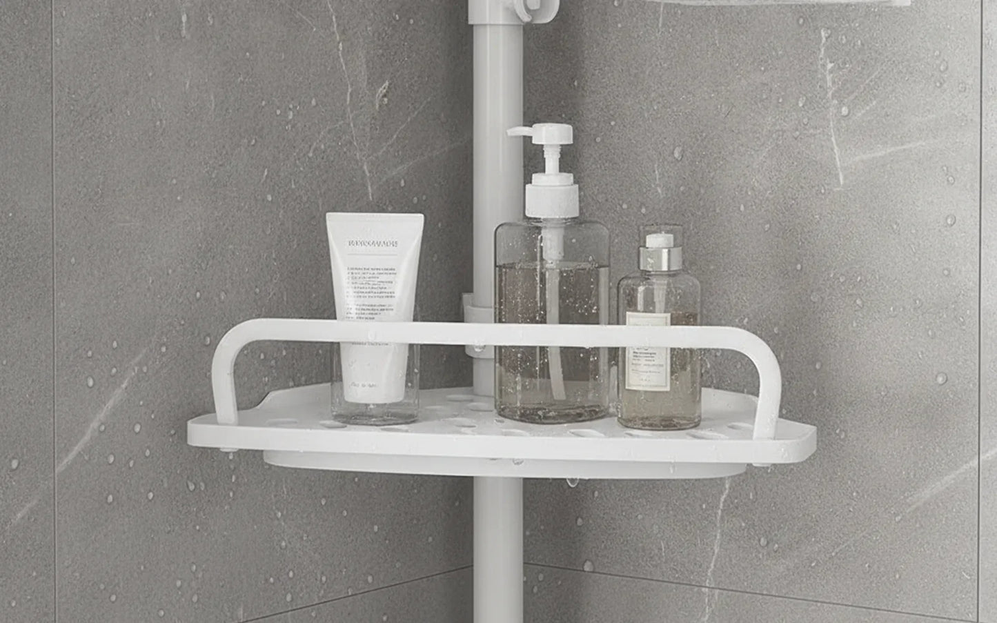 Estantería Telescópica de Esquina 🚿 (Sin Taladro)
