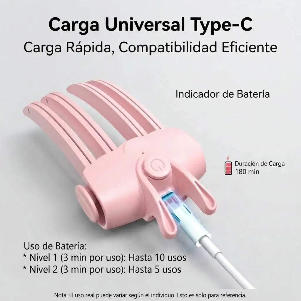 Pinza de Volumen para Cabello con Diseño de Gatito