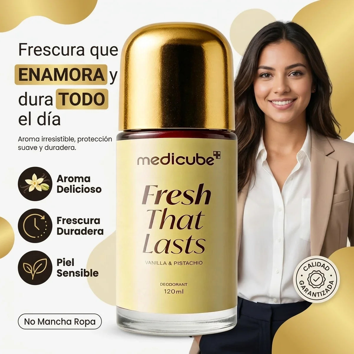 Medicube Fresh That Lasts - Desodorante Vainilla y Pistacho 120 ml - 1-hero