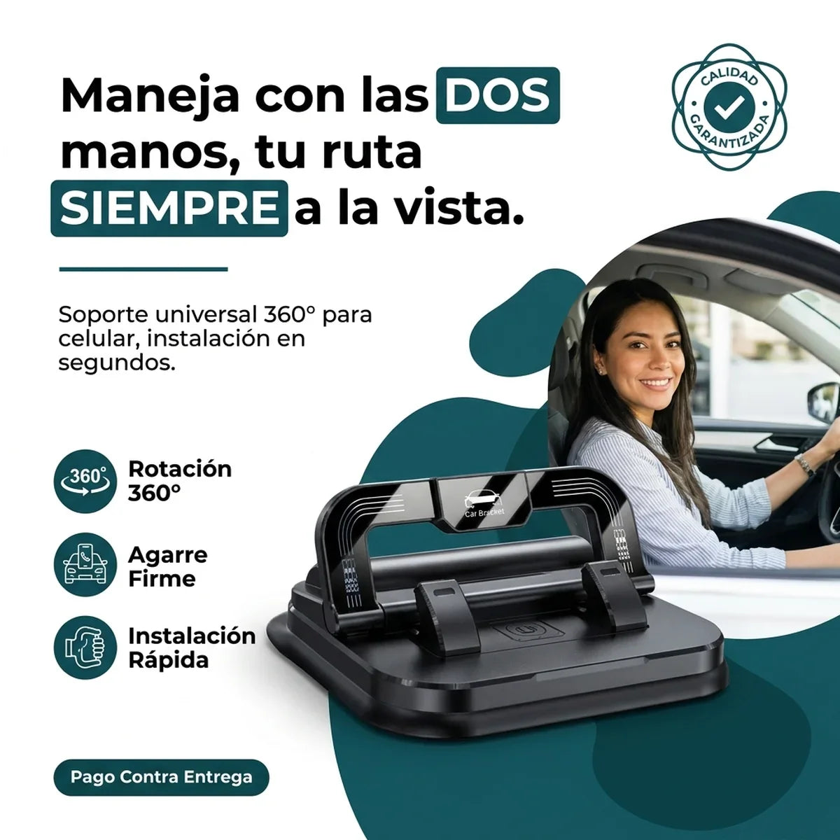 Holder 360° para Carro - Soporte Universal de Celular - 1-hero
