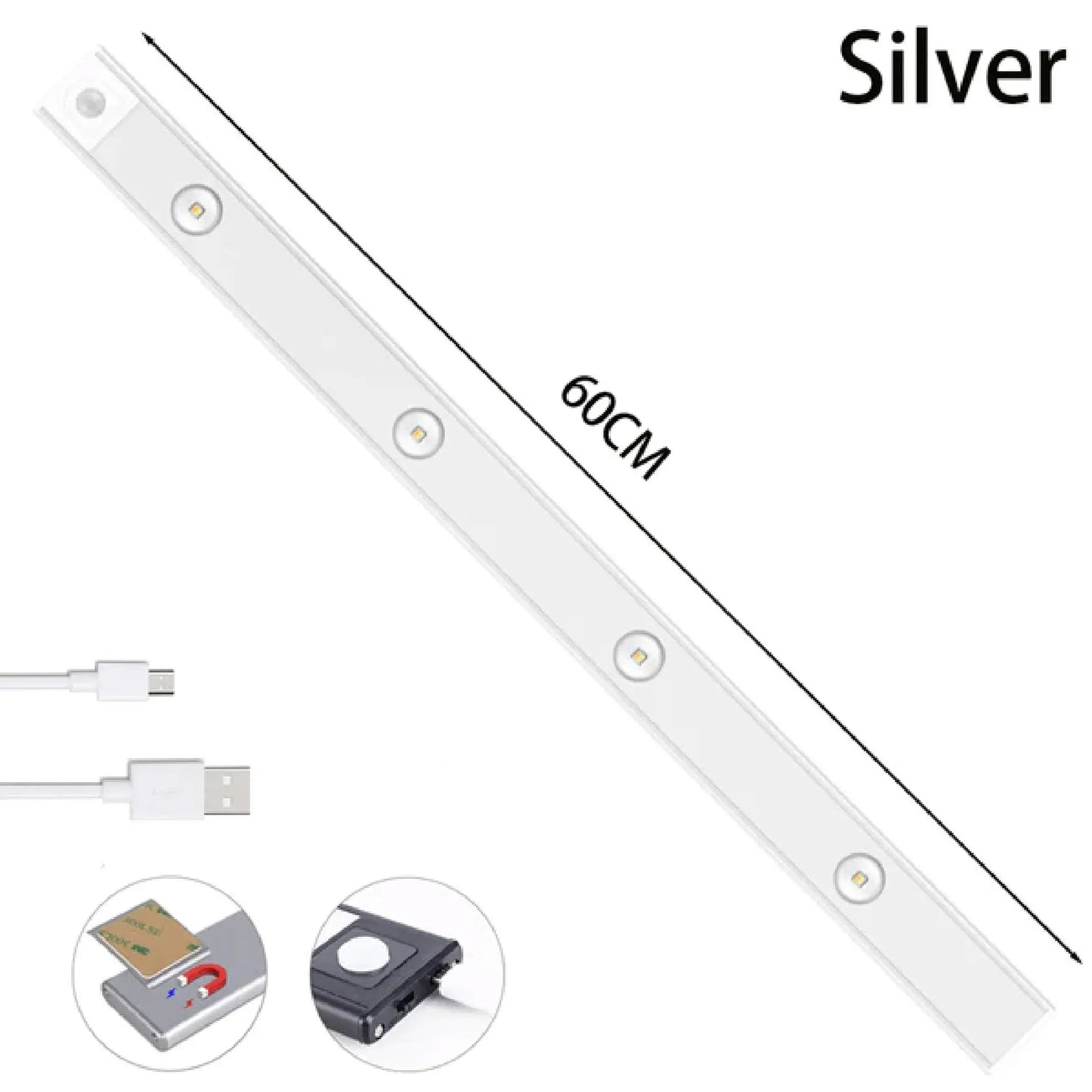 Lampara en Barra 60cm con Sensor