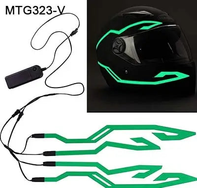LUZ LED PARA CASCO DE MOTO: Transforma tu casco aburrido y domina la calle con un estilo futurista y máxima visibilidad.