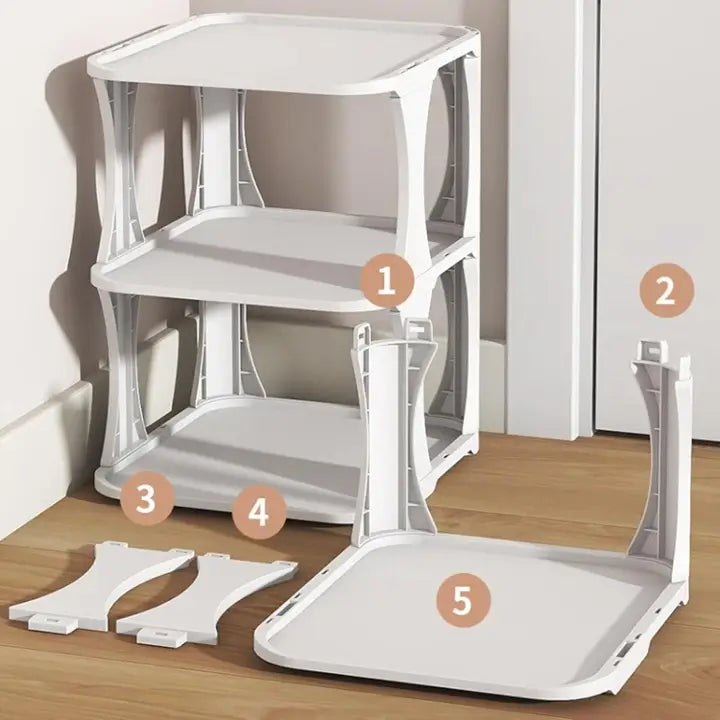 Organizador de zapatos: Dile adiós a la montaña de zapatos. Organización vertical de lujo en menos de 5 minutos