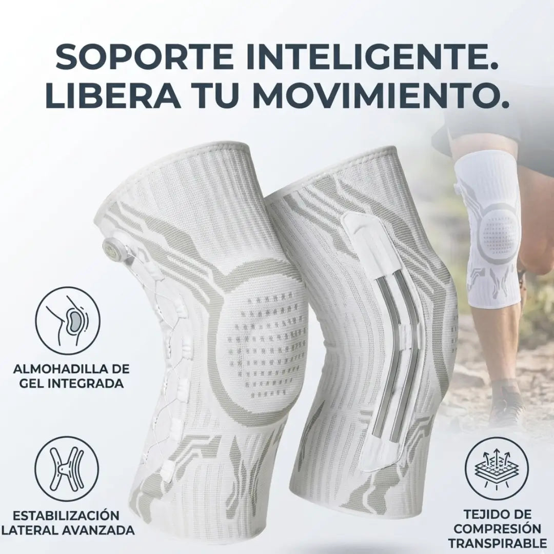 Rodillera inteligente - Vuelve a caminar con seguridad gracias al masaje de compresión inteligente.