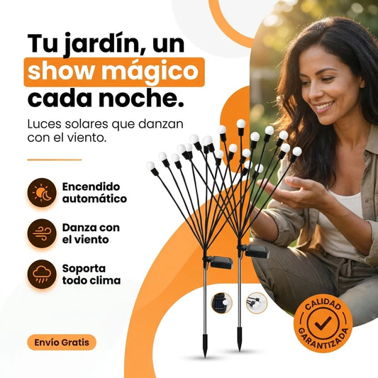 Luz Solar Luciérnaga LED x16 Bombillos - 2 Paquetes - 1-hero