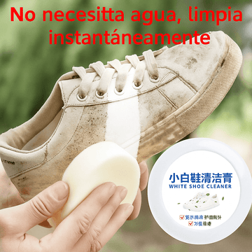 ✨Crema limpiadora mágica para zapatos blancos – ¡Devuélveles su brillo original en segundos!