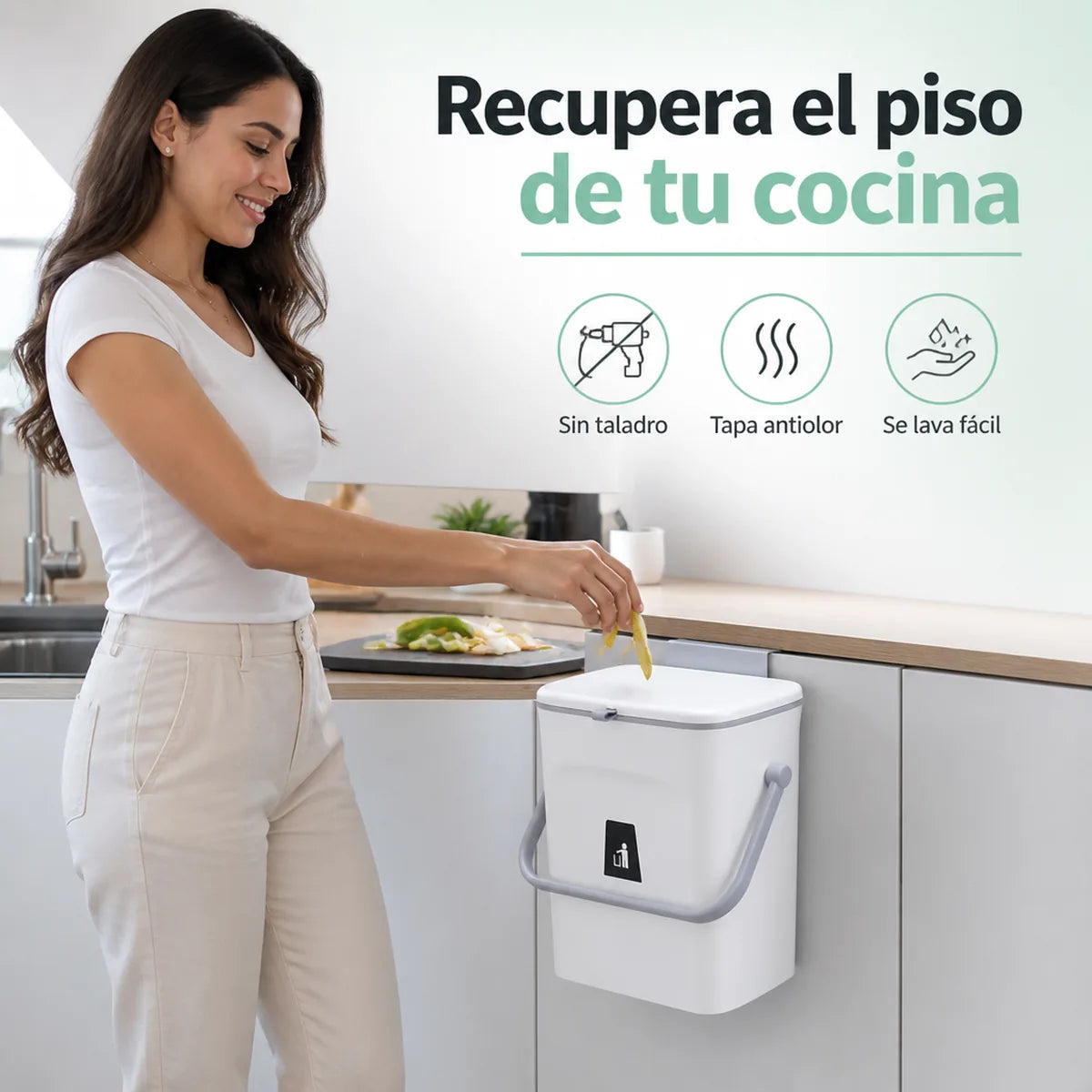 Papelera Colgante para Puerta de Mueble 🗑️✨