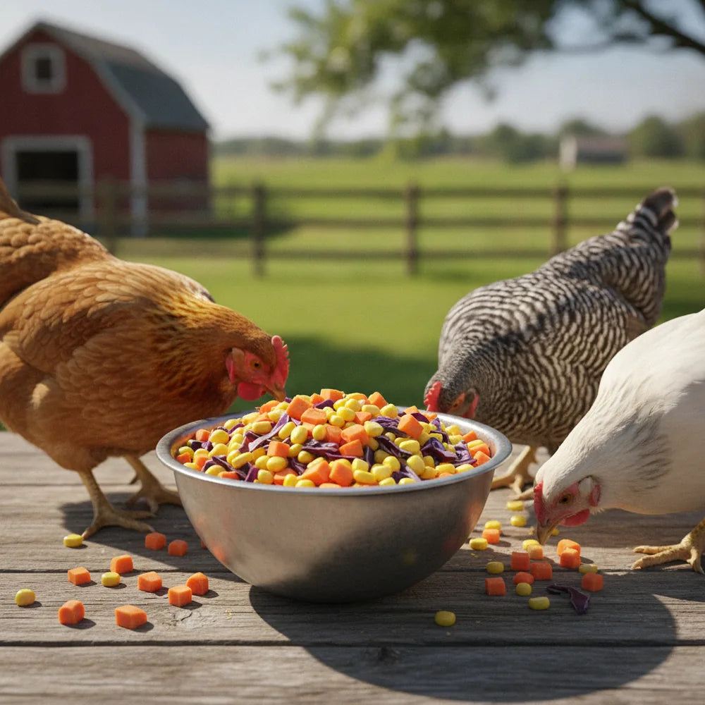 🐓 Picadora Eléctrica de Forraje — Alimento para Aves en 30s
