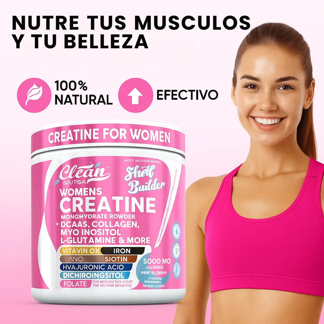 Creatina For Women con inositol shetf builder
