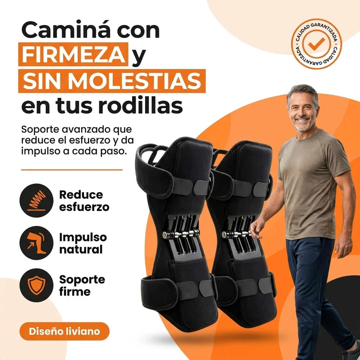 Soporte de Rodilla con Resortes de Fuerza - 1-hero