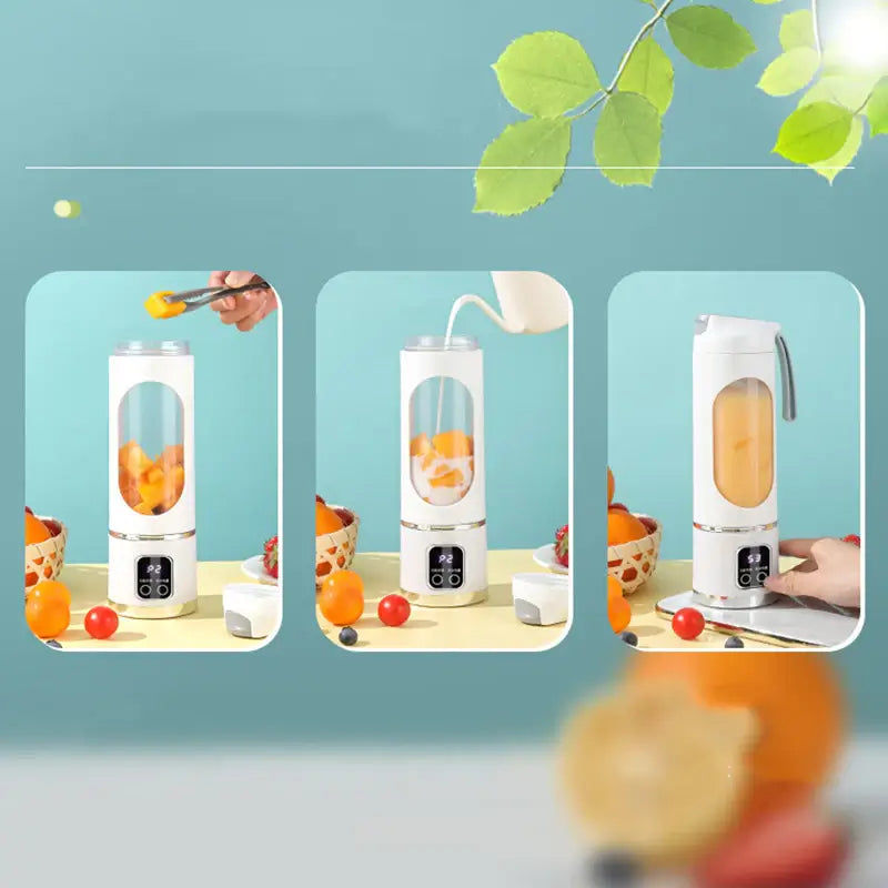 Licuadora Portátil USB 12 oz – Batidos Frescos en Cualquier Lugar