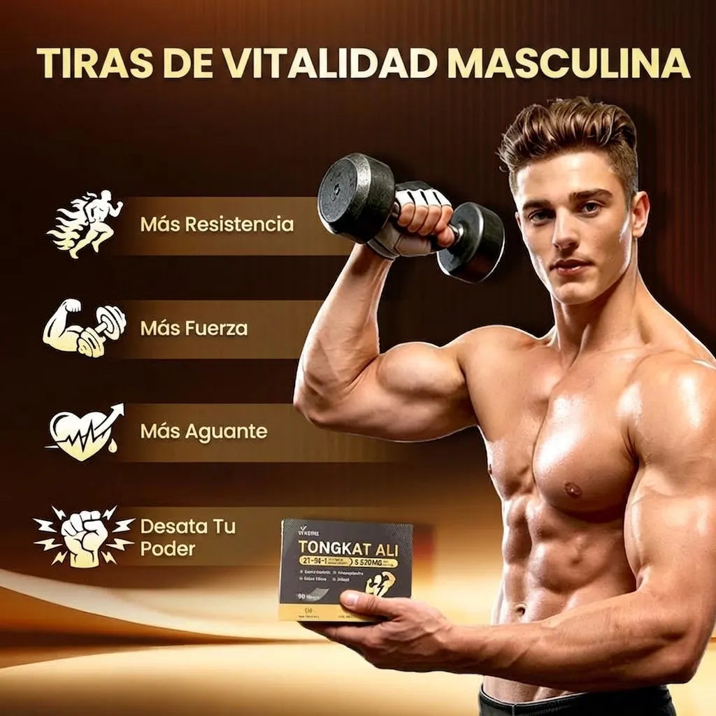 Tongkat Ali 21-en-1 Men's Max x30 Tiras Sublinguales